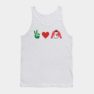 Peace love and Christmas Tank Top